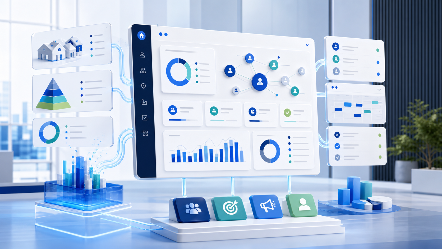 Planning metrics on Salesforce household records for segmentation and review